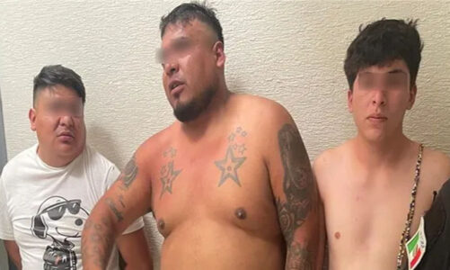 Aseguran a tres hombres con presunta droga
