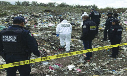 Hallan restos de mujer en centro de transferencia de Metepec