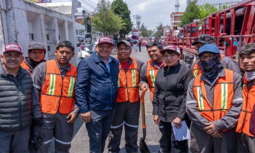 Inicia pavimentación en Gómez Farías