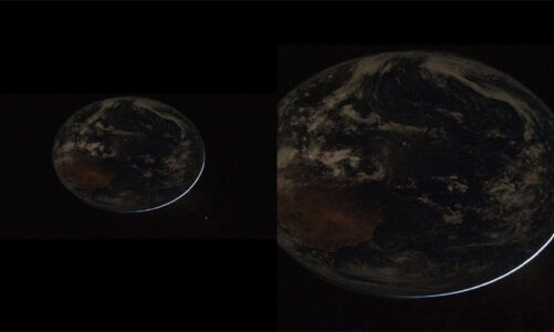 NASA comparte primera foto de la cara oculta de la Luna
