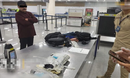 Capturan pasajero en el AICM con cargamento de cocaína