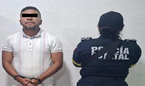 Detienen a sujeto por posible robo de mercancía a camiones repartidores