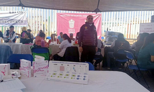 Acercan servicios de salud gratuitos para la colonia Culturas de México en Chalco