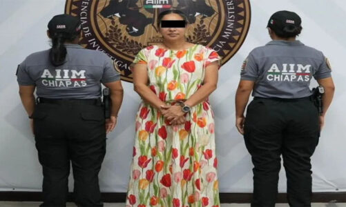 Detienen a Blanca Yaneth “N”, alcaldesa de Jiquipilas por extorsión en Chiapas