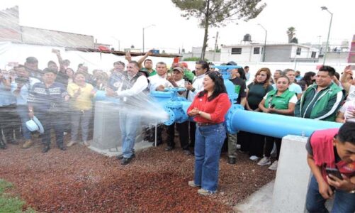 En Chalco se fortalece suministro de agua con nuevo pozo