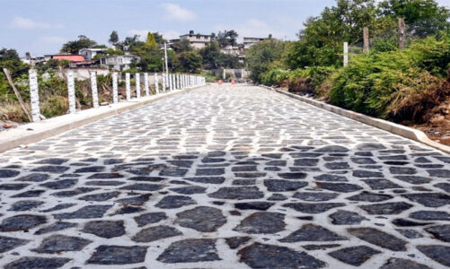 Ecatzingo siguen avanzando en obras que transforman la imagen urbana