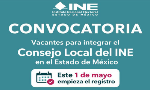 INE Edomex abre convocatoria para ciudadanos en el Consejo Local