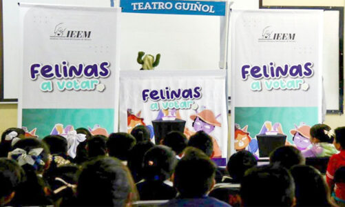 Promueve IEEM valores democráticos entre infancias