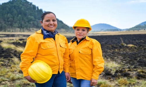 Madres combatientes de incendios en EdoMéx