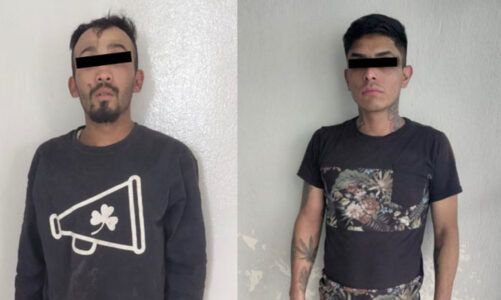 Detienen a sujetos por robo en Circuito Exterior