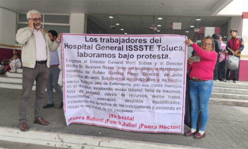 Hospital general del ISSSTE Toluca niega represalias en contra de trabajadores