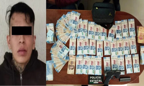 Recuperan 161 mil pesos tras robo con violencia a cuentahabiente en Ixtapaluca