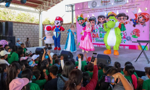 En Tenango del Aire niñas y niños disfrutaron gran fiesta por “su día”