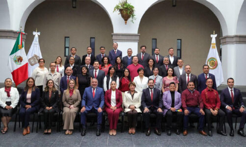 Delfina Gómez celebra histórica unidad legislativa