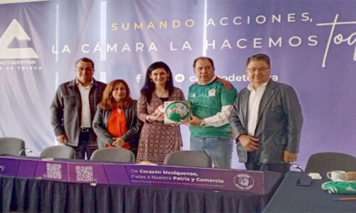CANACO-SERVYTUR Valle de Toluca impulsa campaña para donar balones a niños de comunidades vulnerables