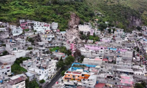 Persisten zona de riesgo en Cerro del Chiquihuite