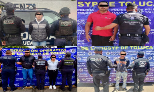 Capturan a presuntos involucrados en robo de vehículos