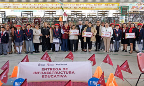 Edoméx dignifica escuelas en el Valle de Teotihuacán