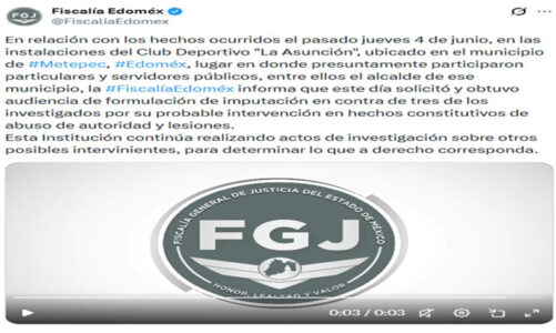 Imputan a tres por caso La Asunción