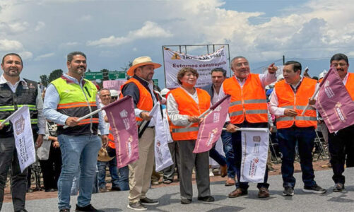 Atestiguan congresistas inicio de obras del puente Peñón-Texcoco