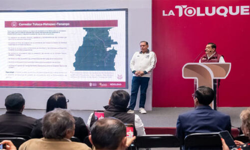Anuncian inversión cercana a 5 mil mdp para transformar la movilidad en Toluca