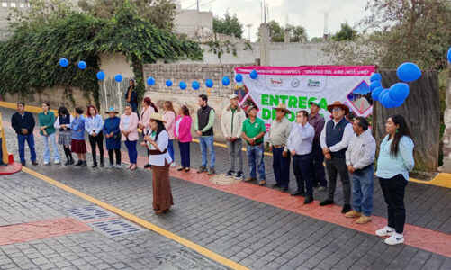 Johanna Fernández y Pepe Couttolenc, entregan modernas calles y vigilancia con tecnología de punta