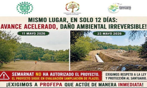 Denuncian colonos irregularidades en proyecto “Aprovechamiento de la presa Lago de Guadalupe”