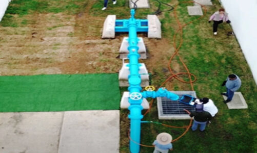 En Colonia Guadalupana 1ª Sección, se refuerza suministro de agua con nuevo pozo