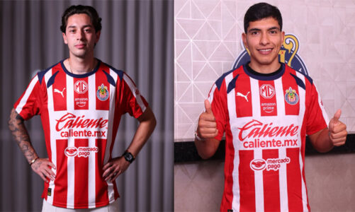 Chivas confirmó los fichajes de Jordan Carrillo y Kevin Castañeda