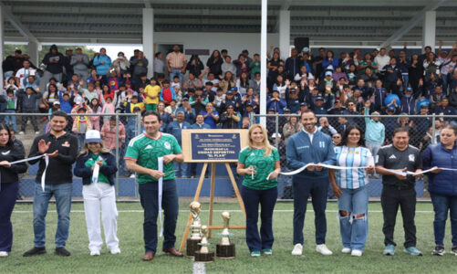 Estrena Huixquilucan segunda etapa de la Unidad Deportiva “El Plan”