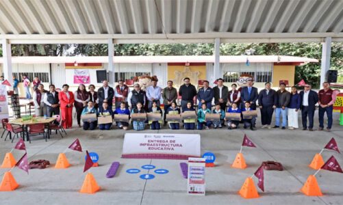 Edoméx invierte en equipamiento y mobiliario para escuelas de Juchitepec, Tenango del Aire y Temamatla