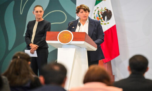 Delfina Gómez destaca coordinación con Claudia Sheinbaum para transformar al Edoméx
