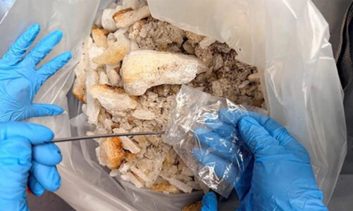 Aseguran 3 kilos de metanfetamina en el AIT