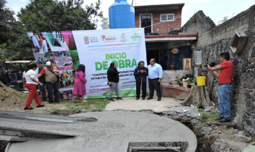 Ozumba inició construcción de 70 cisternas