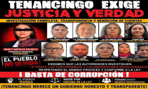 Ciudadanos de Tenancingo escalan protesta y acudirán a Palacio Nacional