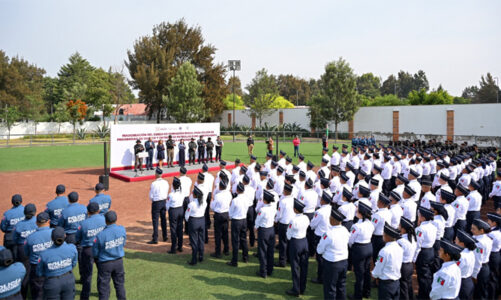 Abigail Sánchez inicia curso para nueva policía municipal de Chalco