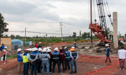 Avanza obras del Puente Superior Vehicular “Periférico” Peñón Texcoco-Avenida 602