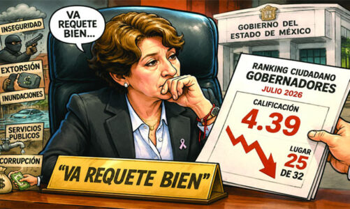 Delfina Gómez, entre los peores evaluados