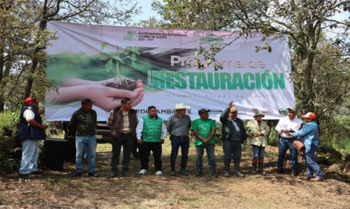 Ricardo Valencia fortalece su compromiso ambiental con jornada de reforestación