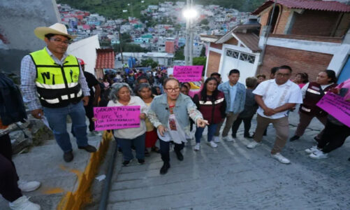 Ecatepec refuerzan iluminación y servicios públicos en la Sierra de Guadalupe