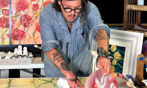 Johnny Depp regresa a China con exposición artística
