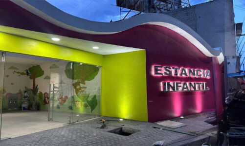 Ivette Topete supervisa avance de la nueva estancia infantil de Amecameca