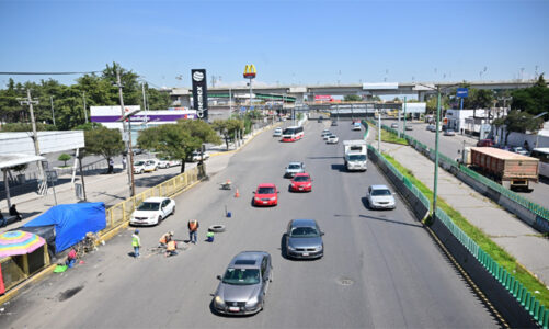 Rehabilitación de la Avenida Alfredo del Mazo, en Toluca, presenta 85 % de avance