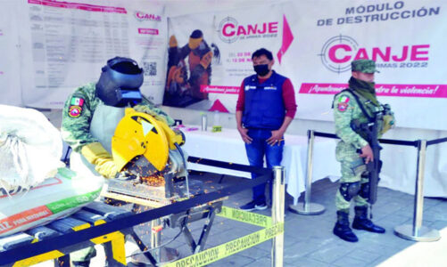 Reinicia en Edomex canje de armas 2026