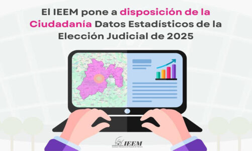 IEEM pone a disposición de ciudadanía datos estadísticos de elección judicial de 2025