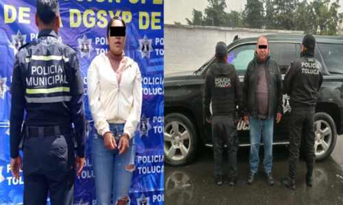 Detiene Policía de Toluca a dos con vehículos robados