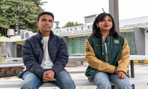 Geraldine y Óscar llevan su talento matemático de la UAEMéx hasta Singapur