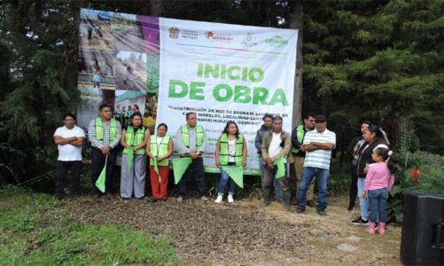 Gobierno Verde atiende añeja demanda con la introducción de drenaje en Santiago Mamalhuazuca