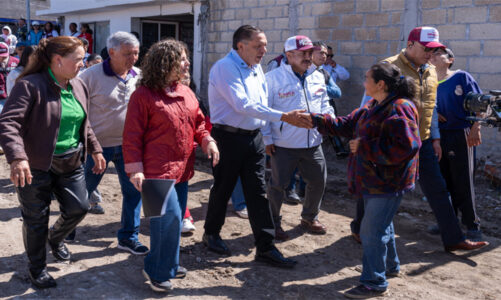 Supervisa Ricardo Moreno pavimentación de calles