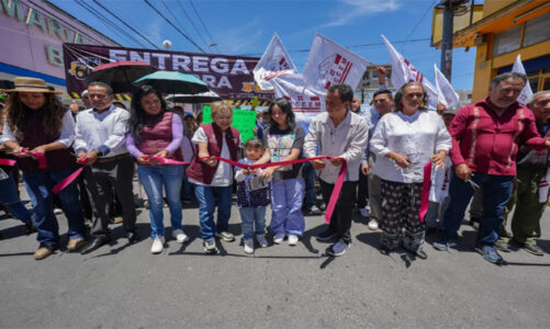 Entregan en La Paz reencarpetado de Av. Texcoco